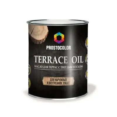 Масла для дерева Prostocolor масло для террас prostocolor, цвет тик, 0,75л