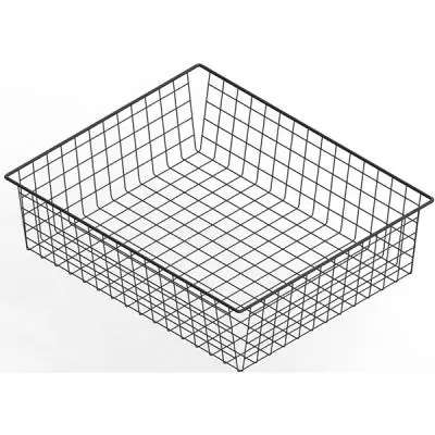 Корзины для хранения корзина сетчатая для шкафов umm 450*450*190мм, черная