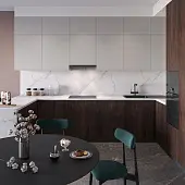Столешницы ДСП F&S мрамор ольхон, столешница form&style (1u 38, 600, 4100)