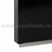 Цоколь кухонный чёрный глянец заглушка для цоколя 100 мм торцевая универсальная (18801961001)
