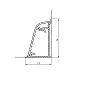 Бортики для столешниц 113, 118, TwinC, Mini plus, Generics бортик для столешницы twinc calacatta bianco, 4,2 м