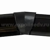Бортики для столешниц 113, 118, TwinC, Mini plus, Generics заглушка для бортика compact line/mini plus чёрный (внутренний угол 135°)