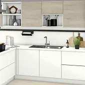 Столешницы ДСП F&S молочный белый, столешница form&style (1u 38, 600, 4100)