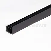 Профиль для стекла профиль-ручка mf 31, 2850мм, черный матовый