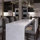 Столешницы ДСП SLOTEX white onyx, столешница slotex (1u 40, 600, 4200)