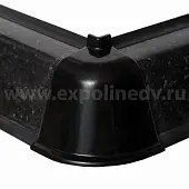 Бортики для столешниц 113, 118, TwinC, Mini plus, Generics заглушка для бортика черный (внешний угол 90° (12524091025))