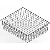 Корзины для хранения корзина сетчатая для шкафов umm 450*450*190мм, черная