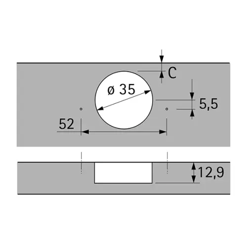 Петли мебельные Hettich (Германия) петля hettich sensys накладная 180°, с доводчиком